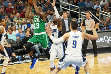 Orlando Magic, 24 Ocak 2020 tarihinde Orlando, Florida 'da Boston Celtics' e ev sahipliği yapmaktadır. Fotoğraf: Marty Jean-Louis