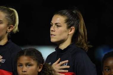 5 Mart 2020 'de Orlando Florida' daki Exploria Stadyumu 'nda düzenlenen 2020 SheBelieves Kupası' nda ABD ile İngiltere maçı. Fotoğraf: Marty Jean-Louis