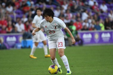 İspanya - Japonya maçı, 5 Mart 2020 tarihinde Orlando Florida 'daki Exploria Stadyumu' nda düzenlenen 2020 SheBelieves Kupası 'nda yapıldı. Fotoğraf: Marty Jean-Louis