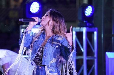 Şarkıcı Ally Brooke Maç Sonrası Konseri Pepsi tarafından 29 Şubat 2020 tarihinde Orlando Florida 'da Exploria Stadyumu' nda sunuldu. Fotoğraf: Marty Jean-Louis