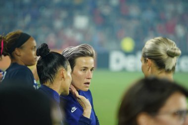 5 Mart 2020 'de Orlando Florida' daki Exploria Stadyumu 'nda düzenlenen 2020 SheBelieves Kupası' nda ABD ile İngiltere maçı. Fotoğraf: Marty Jean-Louis