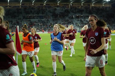 5 Mart 2020 'de Orlando Florida' daki Exploria Stadyumu 'nda düzenlenen 2020 SheBelieves Kupası' nda ABD ile İngiltere maçı. Fotoğraf: Marty Jean-Louis