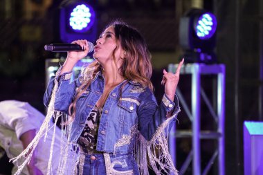 Şarkıcı Ally Brooke Maç Sonrası Konseri Pepsi tarafından 29 Şubat 2020 tarihinde Orlando Florida 'da Exploria Stadyumu' nda sunuldu. Fotoğraf: Marty Jean-Louis