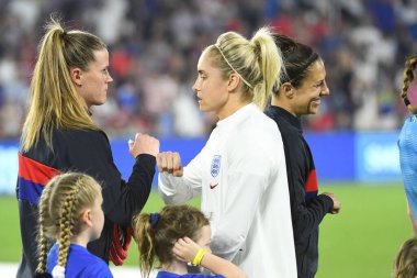 5 Mart 2020 'de Orlando Florida' daki Exploria Stadyumu 'nda düzenlenen 2020 SheBelieves Kupası' nda ABD ile İngiltere maçı. Fotoğraf: Marty Jean-Louis