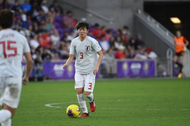 İspanya - Japonya maçı, 5 Mart 2020 tarihinde Orlando Florida 'daki Exploria Stadyumu' nda düzenlenen 2020 SheBelieves Kupası 'nda yapıldı. Fotoğraf: Marty Jean-Louis
