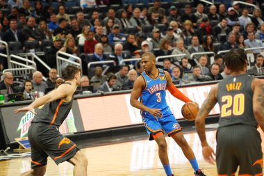 Orlando Magic 22 Ocak 2020 'de Orlando Florida' daki Amway Center 'da Oklahoma Thunder' a ev sahipliği yaptı. Fotoğraf: Marty Jean-Louis