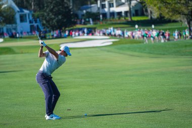 Rory McIlroy, 5 Mart 2020 'de Orlando Florida' daki Bay HIll Club Lodge 'da Arnold Palmer' ın 2020 'deki ilk tur daveti sırasında. Fotoğraf: Marty Jean-Louis