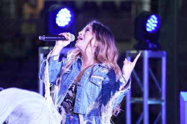 Şarkıcı Ally Brooke Maç Sonrası Konseri Pepsi tarafından 29 Şubat 2020 tarihinde Orlando Florida 'da Exploria Stadyumu' nda sunuldu. Fotoğraf: Marty Jean-Louis
