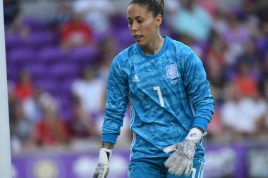 İspanya - Japonya maçı, 5 Mart 2020 tarihinde Orlando Florida 'daki Exploria Stadyumu' nda düzenlenen 2020 SheBelieves Kupası 'nda yapıldı. Fotoğraf: Marty Jean-Louis