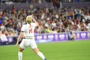 5 Mart 2020 'de Orlando Florida' daki Exploria Stadyumu 'nda düzenlenen 2020 SheBelieves Kupası' nda ABD ile İngiltere maçı. Fotoğraf: Marty Jean-Louis