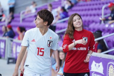 İspanya - Japonya maçı, 5 Mart 2020 tarihinde Orlando Florida 'daki Exploria Stadyumu' nda düzenlenen 2020 SheBelieves Kupası 'nda yapıldı. Fotoğraf: Marty Jean-Louis
