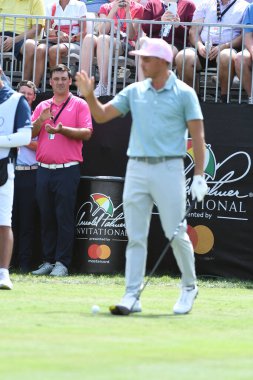 Orlando Florida 'daki Bay HIll Club Lodge' da 5 Mart 2020 'de düzenlenen 2020 Arnold Palmer Invitational First Round Groupings sırasında. Fotoğraf: Marty Jean-Louis