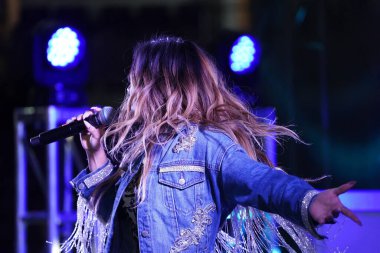 Şarkıcı Ally Brooke Maç Sonrası Konseri Pepsi tarafından 29 Şubat 2020 tarihinde Orlando Florida 'da Exploria Stadyumu' nda sunuldu. Fotoğraf: Marty Jean-Louis