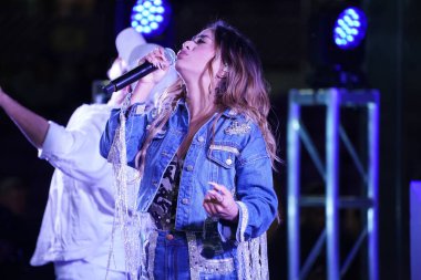 Şarkıcı Ally Brooke Maç Sonrası Konseri Pepsi tarafından 29 Şubat 2020 tarihinde Orlando Florida 'da Exploria Stadyumu' nda sunuldu. Fotoğraf: Marty Jean-Louis