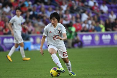İspanya - Japonya maçı, 5 Mart 2020 tarihinde Orlando Florida 'daki Exploria Stadyumu' nda düzenlenen 2020 SheBelieves Kupası 'nda yapıldı. Fotoğraf: Marty Jean-Louis
