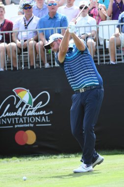 Orlando Florida 'daki Bay HIll Club Lodge' da 5 Mart 2020 'de düzenlenen 2020 Arnold Palmer Invitational First Round Groupings sırasında. Fotoğraf: Marty Jean-Louis