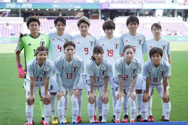 İspanya - Japonya maçı, 5 Mart 2020 tarihinde Orlando Florida 'daki Exploria Stadyumu' nda düzenlenen 2020 SheBelieves Kupası 'nda yapıldı. Fotoğraf: Marty Jean-Louis