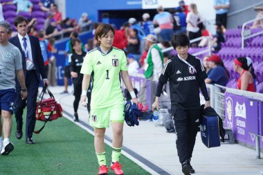 İspanya - Japonya maçı, 5 Mart 2020 tarihinde Orlando Florida 'daki Exploria Stadyumu' nda düzenlenen 2020 SheBelieves Kupası 'nda yapıldı. Fotoğraf: Marty Jean-Louis