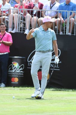 Orlando Florida 'daki Bay HIll Club Lodge' da 5 Mart 2020 'de düzenlenen 2020 Arnold Palmer Invitational First Round Groupings sırasında. Fotoğraf: Marty Jean-Louis