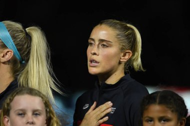 5 Mart 2020 'de Orlando Florida' daki Exploria Stadyumu 'nda düzenlenen 2020 SheBelieves Kupası' nda ABD ile İngiltere maçı. Fotoğraf: Marty Jean-Louis