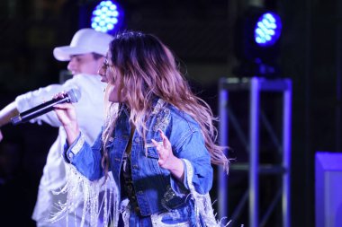 Şarkıcı Ally Brooke Maç Sonrası Konseri Pepsi tarafından 29 Şubat 2020 tarihinde Orlando Florida 'da Exploria Stadyumu' nda sunuldu. Fotoğraf: Marty Jean-Louis