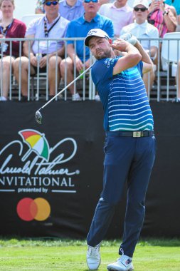 Marc Leishman, Orlando Florida 'daki Bay HIll Club Lodge' da düzenlenen 2020 Arnold Palmer Birinci Tur Gruplaşması sırasında 5 Mart 2020 'de. Fotoğraf: Marty Jean-Louis