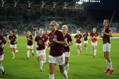 5 Mart 2020 'de Orlando Florida' daki Exploria Stadyumu 'nda düzenlenen 2020 SheBelieves Kupası' nda ABD ile İngiltere maçı. Fotoğraf: Marty Jean-Louis