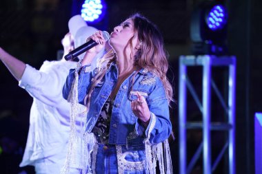 Şarkıcı Ally Brooke Maç Sonrası Konseri Pepsi tarafından 29 Şubat 2020 tarihinde Orlando Florida 'da Exploria Stadyumu' nda sunuldu. Fotoğraf: Marty Jean-Louis