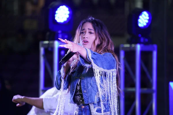 Singer Ally Brooke Post Match Concert Apresentado Pela Pepsi Estádio — Fotografia de Stock