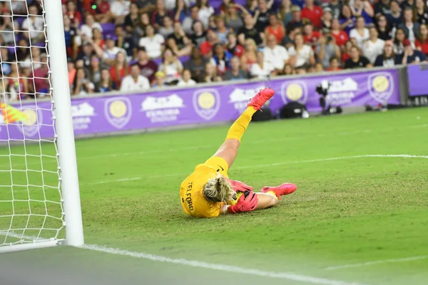 Usa Anglie Zápas Během2020 Shebelieves Cup Stadionu Exploria Orlando Florida — Stock fotografie