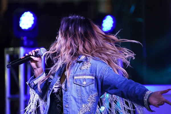 Singer Ally Brooke Post Match Concert Apresentado Pela Pepsi Estádio — Fotografia de Stock