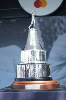 4 Mart 2020 'de Orlando Florida' daki Bay Hill 'de düzenlenen 2020 Arnold Palmer Davetiyesi' nde kupa açıldı. Fotoğraf: Marty Jean-Louis