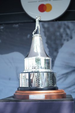 4 Mart 2020 'de Orlando Florida' daki Bay Hill 'de düzenlenen 2020 Arnold Palmer Davetiyesi' nde kupa açıldı. Fotoğraf: Marty Jean-Louis