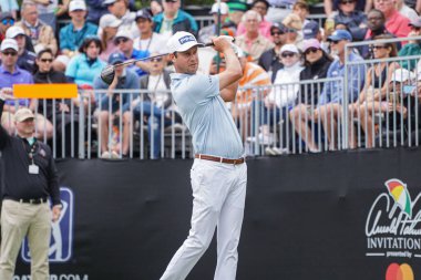 Harris English, Orlando Florida 'daki Bay Hill Kulübü' nde düzenlenen 2020 Arnold Palmer Davetiye Turu sırasında 8 Mart 2020 'de yarışacak. Fotoğraf: Marty Jean-Louis