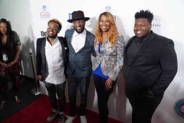 30 Ocak 2020 Perşembe günü Miami Florida 'daki James L Knight Center' da 21. Yıllık Superbowl Gospel Kırmızı Halı Kutlaması. Fotoğraf: Marty Jean-Louis