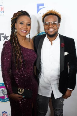 30 Ocak 2020 Perşembe günü Miami Florida 'daki James L Knight Center' da 21. Yıllık Superbowl Gospel Kırmızı Halı Kutlaması. Fotoğraf: Marty Jean-Louis