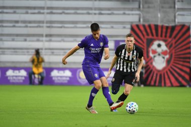 Orlando City SC, 18 Şubat 2020 tarihinde Exploria Stadyumu 'nda oynanan Friendly Maçı' nda KR Reykjavik 'e ev sahipliği yaptı. Fotoğraf: Marty Jean-Louis