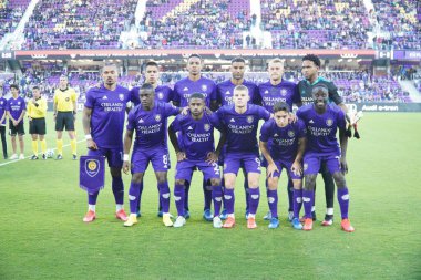 Orlando City SC 29 Şubat 2020 tarihinde Orlando Florida 'daki Exploria Stadyumu' nda Real Salt Lake 'e ev sahipliği yaptı. Fotoğraf: Marty Jean-Louis