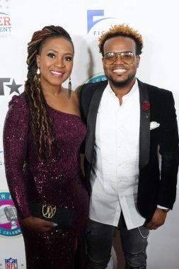 30 Ocak 2020 Perşembe günü Miami Florida 'daki James L Knight Center' da 21. Yıllık Superbowl Gospel Kırmızı Halı Kutlaması. Fotoğraf: Marty Jean-Louis