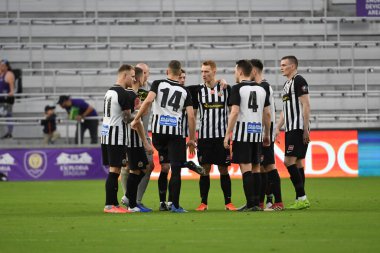Orlando City SC, 18 Şubat 2020 tarihinde Exploria Stadyumu 'nda oynanan Friendly Maçı' nda KR Reykjavik 'e ev sahipliği yaptı. Fotoğraf: Marty Jean-Louis