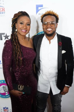 30 Ocak 2020 Perşembe günü Miami Florida 'daki James L Knight Center' da 21. Yıllık Superbowl Gospel Kırmızı Halı Kutlaması. Fotoğraf: Marty Jean-Louis