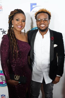 30 Ocak 2020 Perşembe günü Miami Florida 'daki James L Knight Center' da 21. Yıllık Superbowl Gospel Kırmızı Halı Kutlaması. Fotoğraf: Marty Jean-Louis