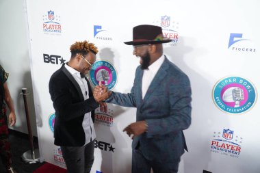 30 Ocak 2020 Perşembe günü Miami Florida 'daki James L Knight Center' da 21. Yıllık Superbowl Gospel Kırmızı Halı Kutlaması. Fotoğraf: Marty Jean-Louis