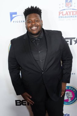 30 Ocak 2020 Perşembe günü Miami Florida 'daki James L Knight Center' da 21. Yıllık Superbowl Gospel Kırmızı Halı Kutlaması. Fotoğraf: Marty Jean-Louis