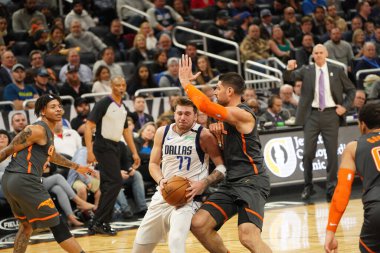 Orlando Magic 21 Şubat 2020 tarihinde Orlando Florida 'daki Amway Center' da Dallas Mavericks 'e ev sahipliği yaptı. Fotoğraf: Marty Jean-Louis