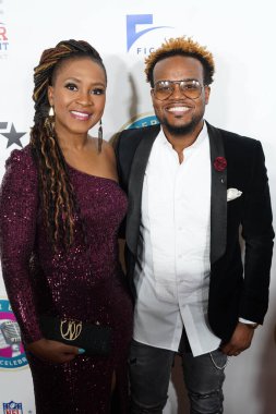 30 Ocak 2020 Perşembe günü Miami Florida 'daki James L Knight Center' da 21. Yıllık Superbowl Gospel Kırmızı Halı Kutlaması. Fotoğraf: Marty Jean-Louis