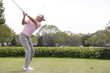 8 Mart 2020 'de Orlando Florida' daki Bay Hill Kulüp 'te Arnold Palmer Davetiye Turu sırasında. Fotoğraf: Marty Jean-Louis