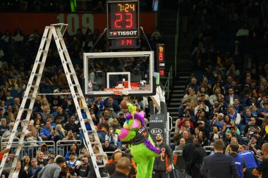 Orlando Magic 21 Şubat 2020 tarihinde Orlando Florida 'daki Amway Center' da Dallas Mavericks 'e ev sahipliği yaptı. Fotoğraf: Marty Jean-Louis