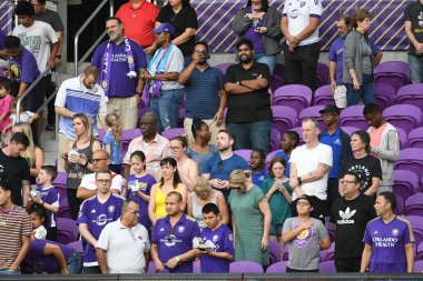 Orlando City SC, 18 Şubat 2020 tarihinde Exploria Stadyumu 'nda oynanan Friendly Maçı' nda KR Reykjavik 'e ev sahipliği yaptı. Fotoğraf: Marty Jean-Louis