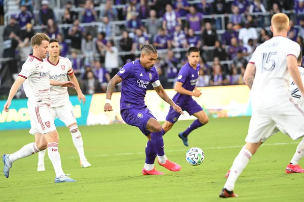 Orlando City SC, 29 Şubat 2020 tarihinde Exploria Stadyumu 'nda Real Salt Lake' e ev sahipliği yaptı. Fotoğraf: Marty Jean-Louis